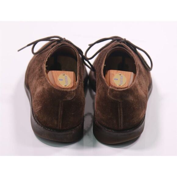 Salvatore Ferragamo Brown Suede Leather Oxford Leather Dress Shoes 8.5 D main image 10